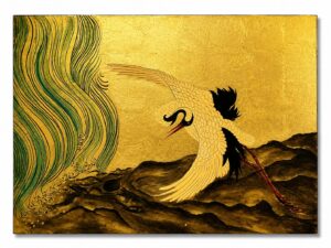 Tranh Độc Hạc Cát Tường